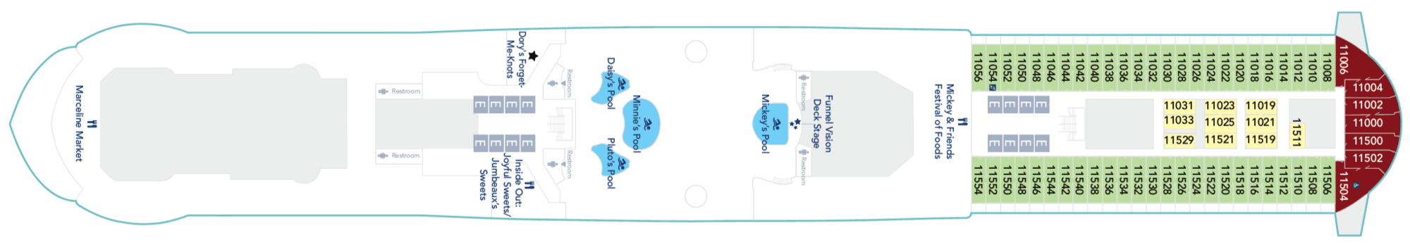 Deck 11 plan